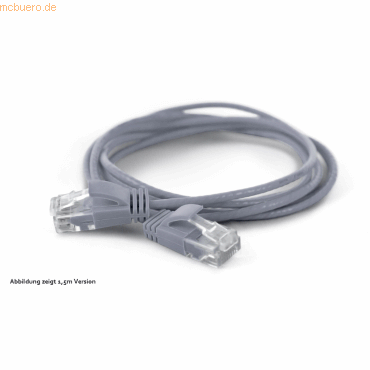 4250367773024 - wantecWire Patchkabel CAT6A (rund 28mm) UTP grau 30m