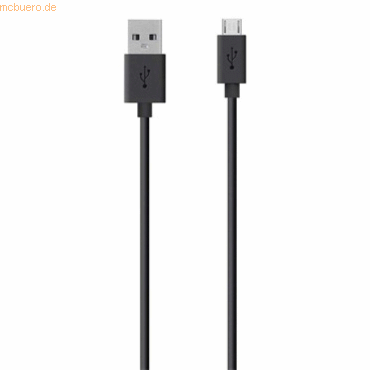 Belkin Belkin MixIt USB 2.0 Micro-USB Datenkabel, 2m, Schwarz