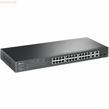 TP-Link Omada TL-SL2428P 24-Port 10/100 + 4-Port Gigabit PoE+ Switch