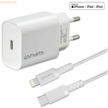 4250774952784 - Netzladegerät VoltPlug PD 20W und USB-C auf Lightning Kabel 15m weiß *MFi zertifiziert 4250774952784 - Netzladegerät VoltPlug PD 20W und USB-C auf Lightning Kabel 15m weiß *MFi zertifiziert