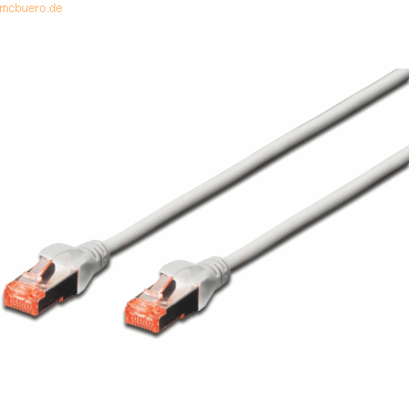 4016032327943 - DK-1644-200 RJ45 Netzwerkkabel Patchkabel cat 6 s ftp 2000 m Grau Halogenfrei verdrillte - Digitus