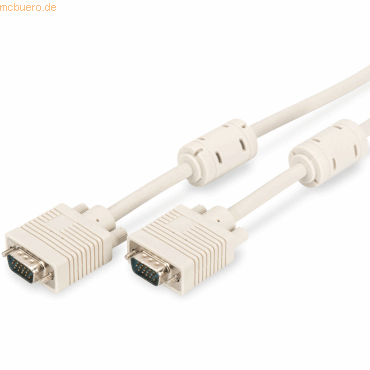 4016032286707 - ASSMANN VGA Monitor Kabel HD15 100m 3Coax 7C 2xFerrit beige