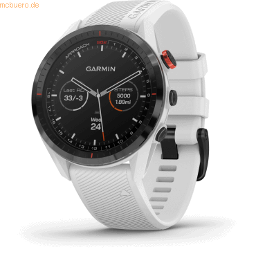 MONTRE GPS GOLF Garmin Approach S62, homme, Blanc