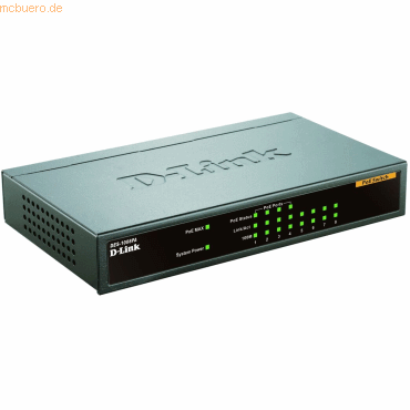 0790069397158 - DES-1008PA 8-Port Layer2 PoE Fast Ethernet Switch