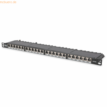 Assmann DIGITUS CAT 6, KlasseE High Density Patch Panel, geschirmt, sw