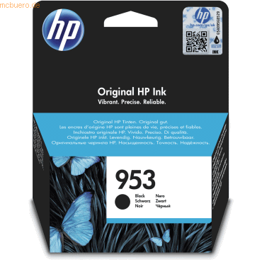 Hewlett Packard HP Tintenpatrone Nr. 953 L0S58AE Schwarz (ca. 900 Seit