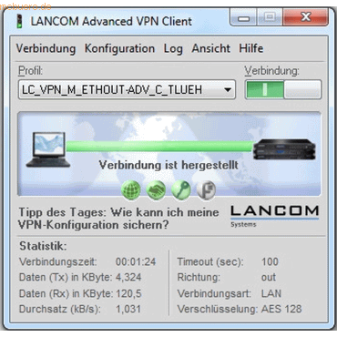 LANCOM Systems LANCOM Advanced VPN Client (1 Licence) für MAC - EMail