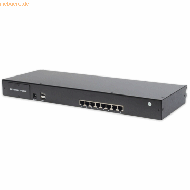 4016032447634 - DIGITUS Modularer CAT 5 KVM-Switch 8-Port