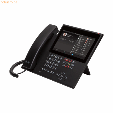 4019377902639 - COMfortel D-600 - VoIP-Telefon mit Rufnummernanzeige Anklopffunktion - dreiweg Anruffunktion - SIP RTCP RTP SRTP SIPS - 6 Leitungen - Schwarz