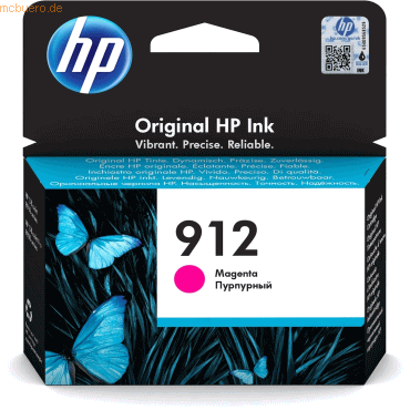 Hewlett Packard HP Tintenpatrone Nr. 912 3YL78AE Magenta (ca. 315 Seit