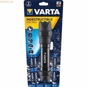 Varta VARTA Indestructible F30 Pro 6AA mit Batt.