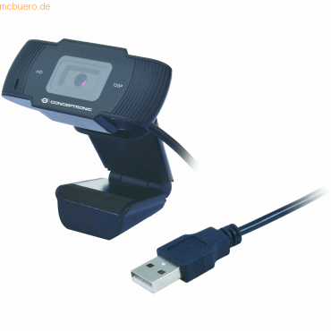 Digital data communication Conceptronic AMDIS 720P HD Webcam + Mikro
