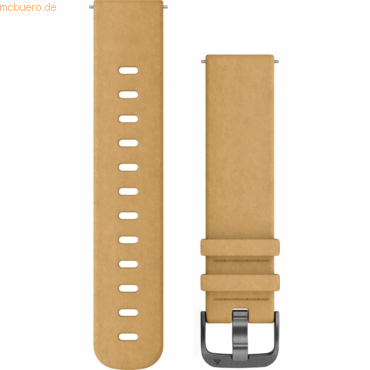 0753759215613 - Quick Release Band - Uhrarmband - 127 - 204 mm - tan suede slate hardware - für Approach S40 ForeAthlete 645 Music Forerunner 645 vívoactive 3 Music vívomove HR (B-Ware)