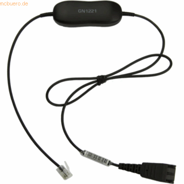 GN Audio Germany JABRA Anschlusskabel GN1221 glatt, QD auf RJ9