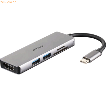 D-Link D-Link DUB-M530 USB-C 5-Port USB 3.0 Hub mit HDMI/Card Reader