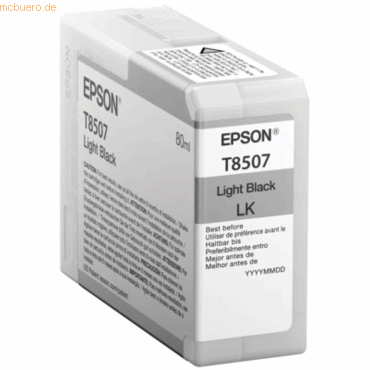 Epson Epson Tintenpatrone T8507 Hell Schwarz