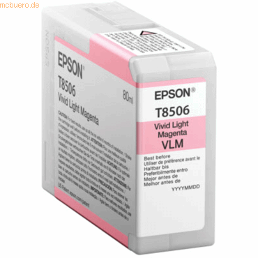 Epson Epson Tintenpatrone T8506 Lebendig Hell Magenta