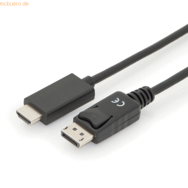 Assmann DIGITUS DisplayPort Adapterkabel, DP - HDMI Typ A St/St 2.0m