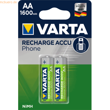 Varta VARTA RECHARGE ACCU Phone AA 1600mAh Blister 2
