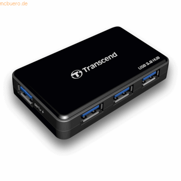 Transcend Transcend HUB3K inkl. Netzteil & Schnell-Lade-Port USB 3.0