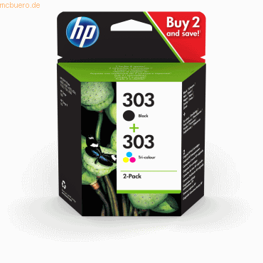 Hewlett Packard HP Tintenpatrone Nr. 303 Multipack (BK/C/M/Y) (ca. 200