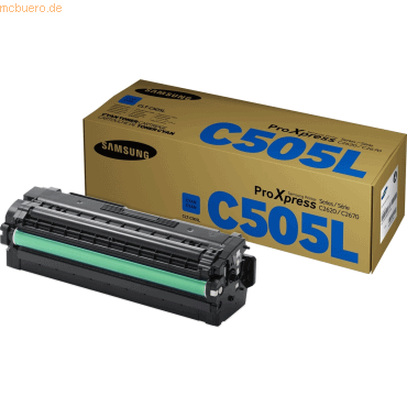 Hewlett Packard HP Samsung Toner CLT-C505L cyan (ca. 3.500 Seiten)