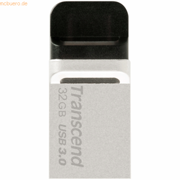Transcend Transcend 32GB JetFlash 880 microUSB und USB 3.0, Silber