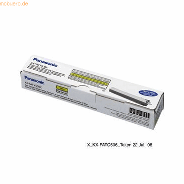 5025232480722 - KX FATY508 - Tonerpatrone - 1 x Gelb - 4000 Seiten - für KX MC6015 MC6020 MC6020HX MC6020PD MC6040 MC6255 MC6260 (KX-FATY508)