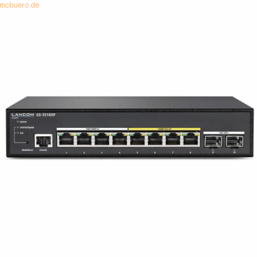 4044144618499 - LANCOM GS-3510XP - Switch - 10 Anschlüsse - managed - an Rack montierbar