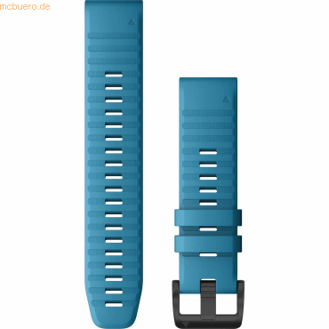 0753759254070 - QuickFit - Uhrarmband für Smartwatch - rankenblau - für Approach S60 D2 fenix 5 6 Forerunner 935 945 Instinct MARQ quatix 5 (010-12863-20)