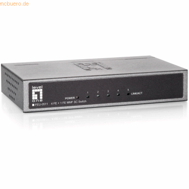 Digital data communication LevelOne FEU-0511 4 Port Fast Ethernet Swit