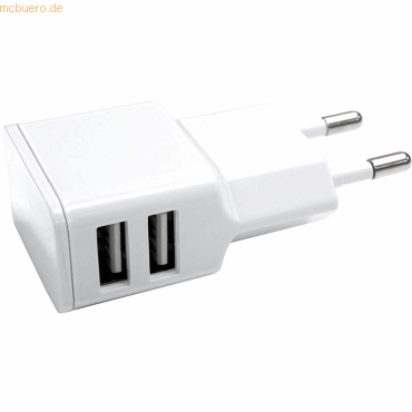 9005613154073 - emporia 3er-Pack AXXTRA 24 Amp Dual USB Wall Charger (White)