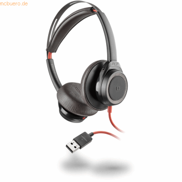 Hewlett Packard Poly Headset Blackwire C7225 binaural USB-A ANC (black