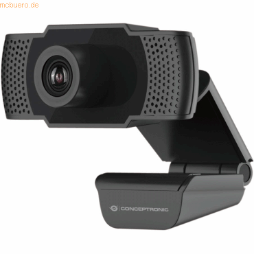 Digital data communication Conceptronic AMDIS01B 1080P Webcam schwarz