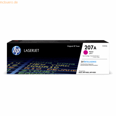 Hewlett Packard HP Toner 207A Magenta (ca. 1.350 Seiten)