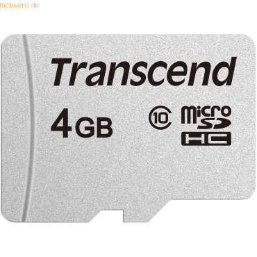 Transcend Transcend 4GB 300S - Speicherkarte microSDHC Class 10