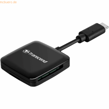 Transcend Transcend SD/microSD Kartenlesegerät USB 3.2 Gen 1, schwarz