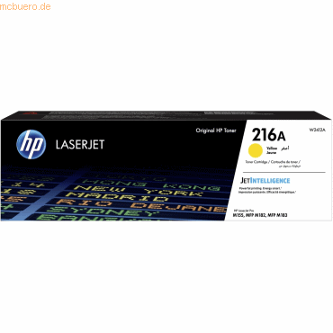 Hewlett Packard HP Toner 216A Gelb (ca. 850 Seiten)