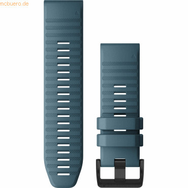 Garmin Garmin Ersatzarmband QuickFit 26mm Silikon Blau/Schiefergrau