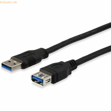 4015867166703 - Equip - USB-Verlängerungskabel - USB Typ A (M) zu USB Typ A (W) - USB 30 - 3 m - Schwarz