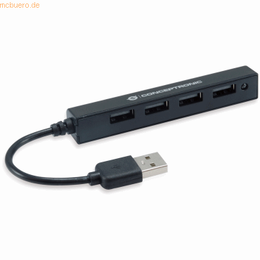 Digital data communication Conceptronic HUBBIES 4-Port USB 2.0 Hub