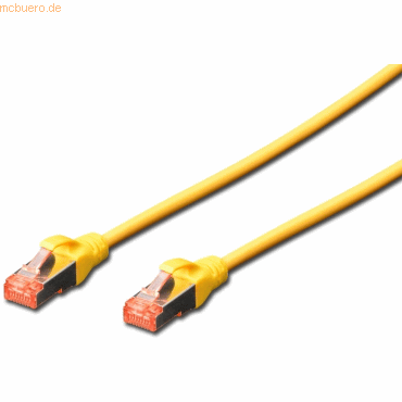 4016032322146 - DIGITUS Patch-Kabel RJ-45 (M) zu RJ-45 (M) 7m Kupfer S FTP Cat 6 gelb (DK-1644-070 Y)