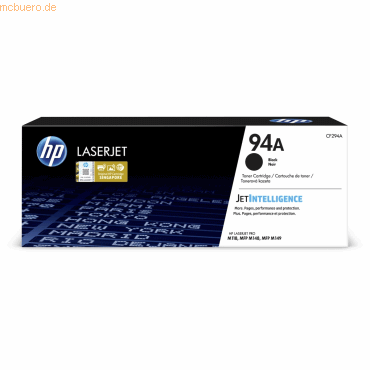 Hewlett Packard HP Toner Nr. 94A CF294A Schwarz (ca. 1.200 Seiten)