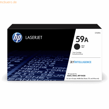 Hewlett Packard HP Toner 59A Schwarz (ca. 3.000 Seiten)