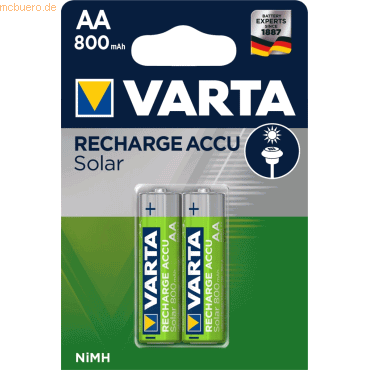 Varta VARTA Solar Akku AA LR6 Mignon 2er 800 mAh