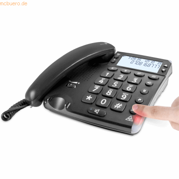 7322460063771 - DORO Magna 4000 - Telefon mit Schnur mit Rufnummernanzeige Anklopffunktion 7322460063771 - DORO Magna 4000 - Telefon mit Schnur mit Rufnummernanzeige Anklopffunktion