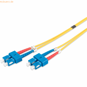 Assmann LWL Patchk., SC/SC OS2, Singlemode 09/125 µ, Duplex, 2m