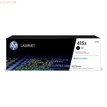 Hewlett Packard HP Toner 415X Schwarz (ca. 7.500 Seiten)