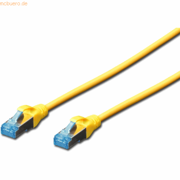 4016032199632 - DK-1532-005 Y RJ45 Netzwerkkabel Patchkabel cat 5e sf utp 050 m Gelb verdrillte Paare 1 St - Digitus