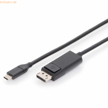 4016032451365 - USB-C® DisplayPort Adapterkabel USB-C® Stecker DisplayPort Stecker 200 m Schwarz AK-300333-020-S Geschirmt doppelt geschirmt USB-C®-Displaykabel 4016032451365 - USB-C® DisplayPort Adapterkabel USB-C® Stecker DisplayPort Stecker 200 m Schwarz AK-300333-020-S Geschirmt doppelt geschirmt USB-C®-Displaykabel